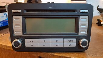 Autorádio VW RCD300 - Originál + PIN, funkční - 4