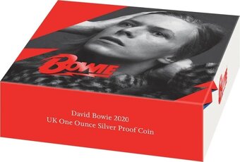 DAVID BOWIE Music Legends 1 Oz Silver Coin 2 Pounds Proof - 4