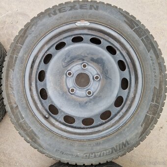 4x Plechovy Disk Octavia 5x112R16...Zimni pneu - 4