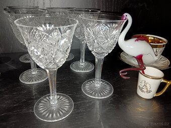 Starší skleněné misky nádoby vázy - 4