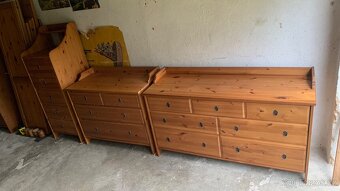 Ikea Leksvik komoda 7š masiv antik hemnes - 4