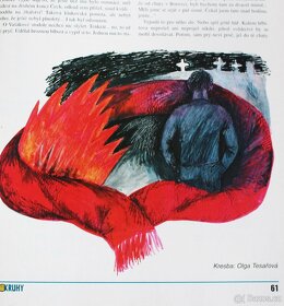 ČERVENÁ ŠÁLA - AKVAREL - 4