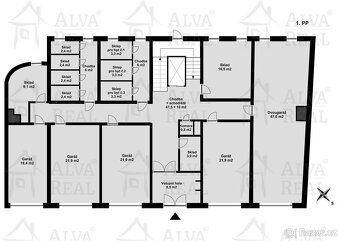 Prodej polyfunkční budovy s kancelářemi, byty, garážemi v... - 4