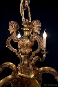 Masivní bronzový lustr Mazarin - 4