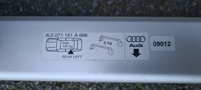 Střešní příčníky na Audi Q7 - originální příslušenství - 4