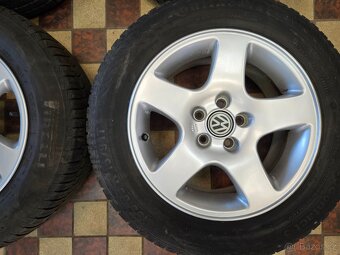 alu kola 15 5x100 7Jx15 et35 vw škoda pneu195/65/15 - 4