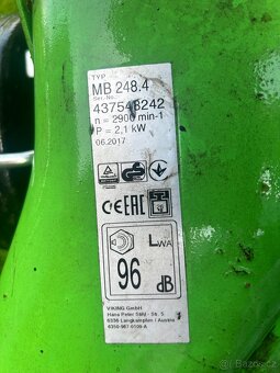 Sekačka Viking MB 248.4 , použitá , prasklé lanko,na ND - 4