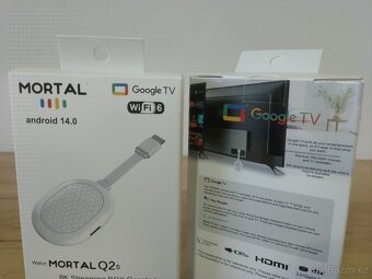 Nejnovější TV Stick Mortal Q2S AllwinnerH313 OTT 8K Wifi6 BT - 4