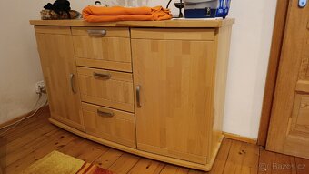 Postel Naomi Supra - buk přírodní, 180 x 200 - 4