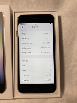 ✅iPhone SE 2022, 64GB, bílý✅ - 4