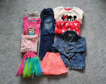 oblečení na holčičku - velikost 98/104 - 11 kusů - 4