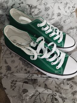 Dámské zelené tenisky - 4