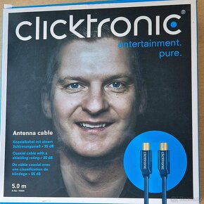 Clicktronic anténní kabel 5m - 4