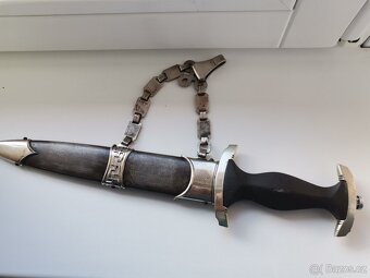 Řetězová dýka SS, pochva-(Alpaka) - 4
