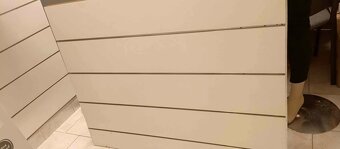 Drážkový panel bílý SLAT - 4