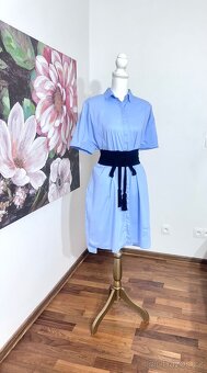Košilové bavlněné šaty Emily Van Den Bergh - 4