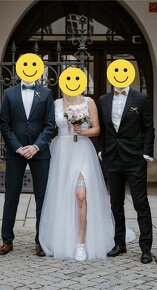 Originální svatební šaty od návrhářky - 4