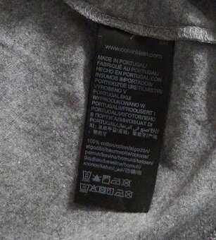 Šedé bavlněné tričko, vel. S, zn. Calvin Klein - 4