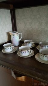 Servis perleťový starožitny - 4