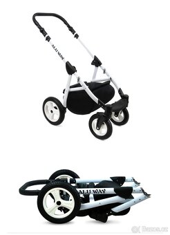 Minimalne pouzity luxusny kocarek 3 kombinace Baby Lux - 4