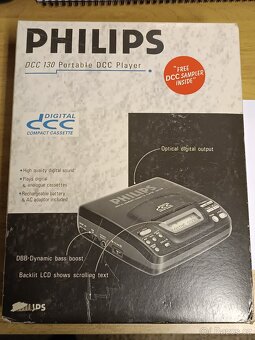 PHILIPS DCC 130 Walkman na digitální kazety + 1 DCC kazeta - 4