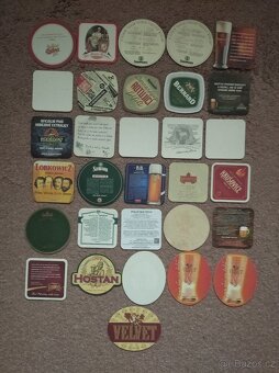 Pivní tácky českých pivovarů 67 ks - 4