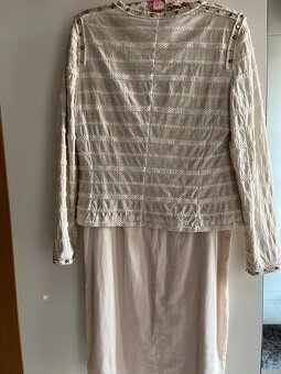 Letní plátěné šaty s bolérkem- Marc Aurel- 36-38 - 4