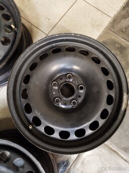 4 ks Ocelové/plechové disky OE VW 5x112 - 4