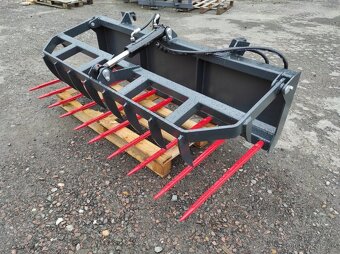 Hydraulické vidle s přidržovačem - euro uchycení - 4