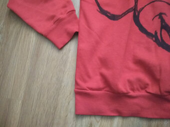 Červená mikina Disney vel. S - 4