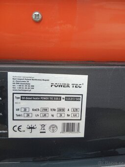 Naftové topidlo powertec D20.1 - 4