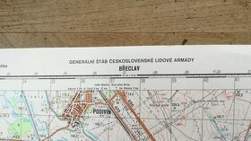 Prodám staré vojenské mapy ČSSR (1:100 000) - 4