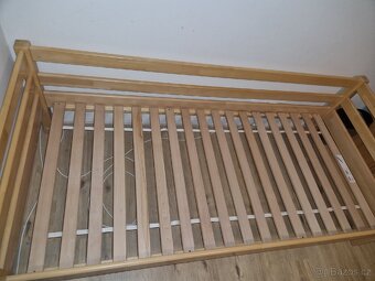 Postel 90×200 dubová + MATRACE ZDARMA - 4