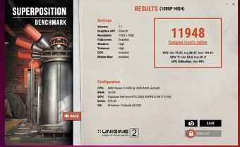 Herní PC ryzen 5 5500/ 16gb/RTX 2060 SUPER AORUS/LCD MONITOR - 4