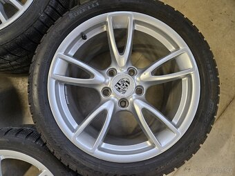 Originál alu kola Porsche 997, 18" 5x130 zimní pneu - 4