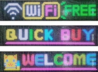 Barevná světelná LED reklama poutač pás flexibilní i do auta - 4