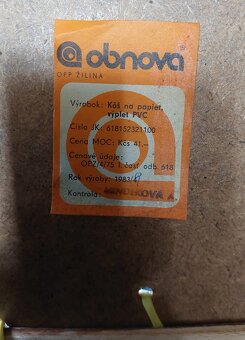 RETRO koš na  papír - 4