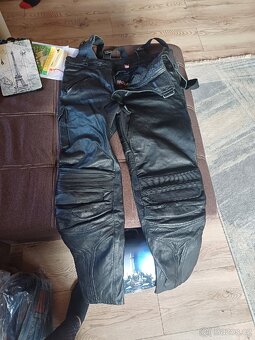 Značkové kožené kalhoty na motorku Nazran - 4