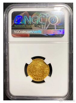 Svatováclavský dukát 1928, certifikace NGC MS 62 - 4
