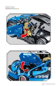 Stavebnice Bugatti Chiron kompatibilní s LEGO - 4