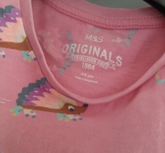 Bavlněné šaty M&S, vel. 98 - 4