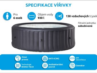 Vířivka NOVÁ MSpa RIMBA U-RB061 - 4