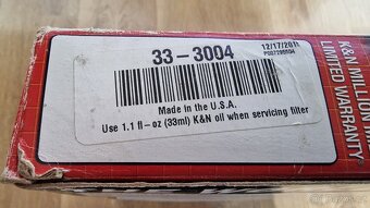 Filtr K&N 33-3004 - Octavia 3 1.4TSI - 4