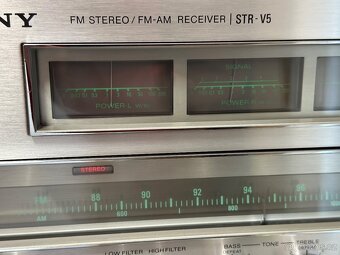 SONY STR-V5 ŠPIČKOVÝ VINTAGE STEREO RECEIVER - 4