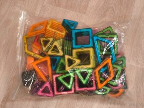 Nová populární magnetická stavebnice sada 168 dílků - 4