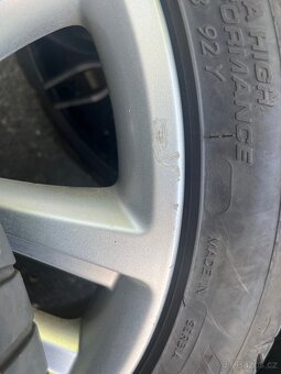 Alu kola Škoda Octavia 2 RS 18", pneu RIKEN letní 225/40 - 4