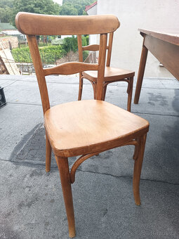 sestava hodovního stolu a židlí Thonet - 4