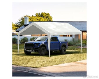 Přístřešek na auto - garážový stan (pouze plachta) 3x6m nový - 4