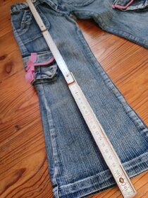 2x dívčí džíny 110 - 4