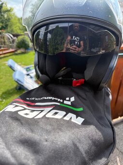 Prodám helmu na moto NOLAN + rukavice na moto - 4